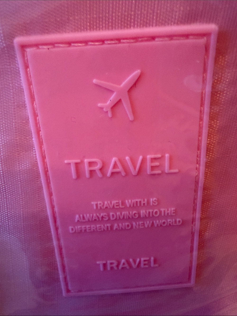 NWT ravel Pink Travel Multi Pouch Organizer ver.2 9"x7" - Picture 2 of 10